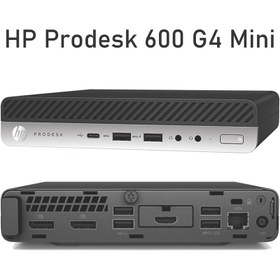 تصویر کامپیوتر استوک  مایکرو HP ProDesk 600 G4 Core i5(8500t) Ram 8GB DDR4 SSD 256GB Desktop Mini 