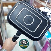 تصویر تابه دوطرفه دیاموند یونیک 8916 تابه گریل یونیک تابه رژیمی یونیک 8916 تابه 8916 یونیک تابه یونیک 8916 تابه دوطرفه 8916 یونیک - رنگ مشکی Granite pan Diamond unique un-8916