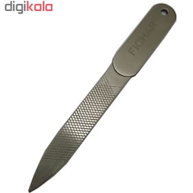 تصویر سوهان ناخن فلزی تیتانیوم 1 عدد Titanium metal nail file