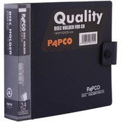 تصویر کیف سی دی 24 عددی پاپکو کد CD-24R CD and DVD Album Bag