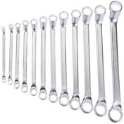 تصویر آچار دوسر رینگی 12 عددی سایز 32-6 آتا 12-piece double-ended ring wrench, size 32-6, ATA
