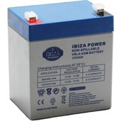 تصویر باتری دزدگیر 5 آمپر ایبیزا IBIZA POWER VRLA AGM BATTERY 12V 5A