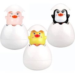 تصویر اسباب بازی حمام تخم مرغی آب پاش 