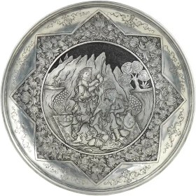 تصویر سینی قلم زنی کد 01 