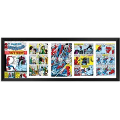 تصویر Amazing spiderman vs mystrio کامیک اسپلش قاب شده اسپایدر من مقابل میستریو 