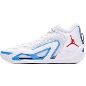 تصویر کتونی بسکتبال نایکی مدل Air Jordan Tatum 1 سایز ۴۰ تا ۴۵ رنگ سفید آبی 