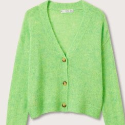 تصویر ژاکت کش باف پشمی زنانه منگو mango 