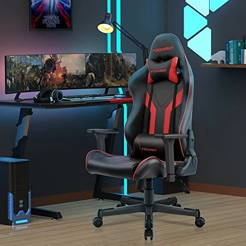 خرید و قیمت Focuseat Ergonomic Gaming Chair with Headrest and Lumbar
