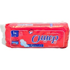 تصویر نوار بهداشتی بالدار بزرگ پرمیس بسته ۱۰ عددی 