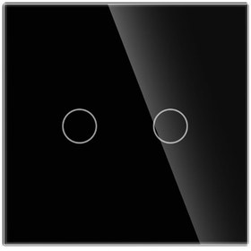 تصویر کلید هوشمند لمسی دو پل 