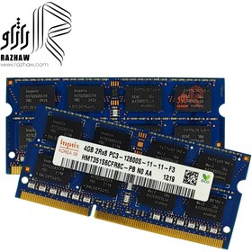 تصویر رم 4 گیگابایت ddr3 لپ تاپ باس 12800/1600mhz برند هاینیکس 