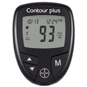 تصویر دستگاه تست قند خون بایر مدل Contour Plus Bayer Contour Plus Blood Glucose Meter