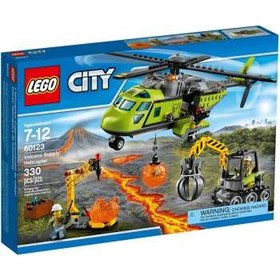 تصویر لگو سری City مدل Volcano Supply Helicopter 60123 