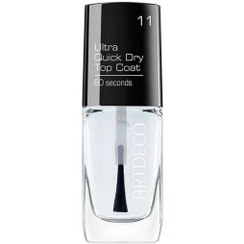 تصویر تاپ کات شماره 11 آرت دکو ARTDECO مدل Ultra Quick Dry Top Coat حجم 10 میل Artdeco Ultra Quick Dry Top Coat topcoat for ultra-fast retention of nail polish 10 ml