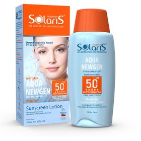 تصویر لوسیون ضدآفتاب آبرسان آکوا نیوژن سولاریس +SPF50 