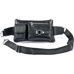 تصویر کیف کمری چرم طبیعی مدل POLO کد ۱ 