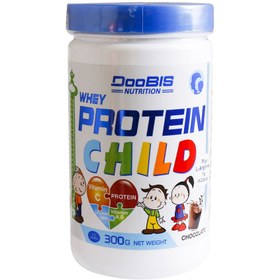 تصویر پودر خوراکی پروتئین کودکان با طعم کاکائو 300 گرم دوبیس Protein Child 300G Doobis