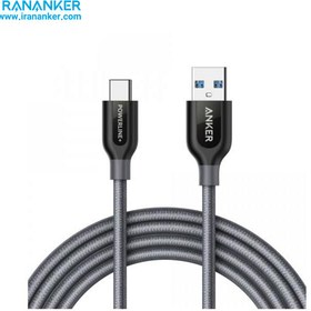 تصویر کابل انکر PowerLine+ USB-C to USB 3.0 طول ۱۸۰ سانتی متر - مدل A8169 