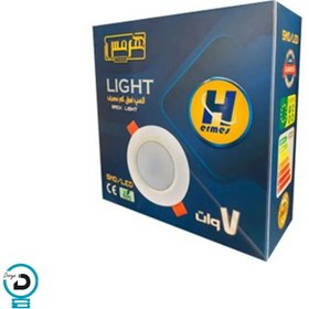 تصویر چراغ هالوژن 7 وات بک لایت LED بک لایت هرمس 