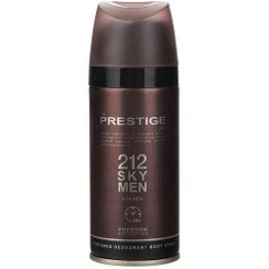 تصویر اسپری بدن زنانه پرستیژ 212Sky حجم 150میل Prestige 212Sky Body Spray For Women 150ml