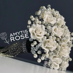 تصویر دسته گل عروس درناز مدل 502 