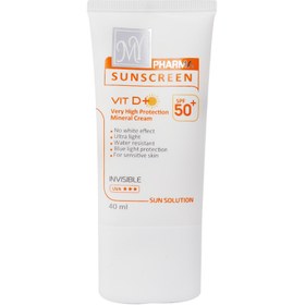 تصویر کرم ضد آفتاب مینرال SPF50 مای فارما مناسب پوست حساس و کودکان 40 میلی لیتر 