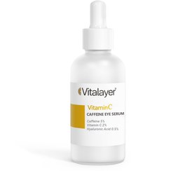 تصویر سرم دور چشم کافئین ويتامين سى ویتالیر | VITALAYER حجم 15ml خرید آنلاین محصولات آرایشی و بهداشتی برند ویتالیر Vitalayer | استفاده از مواد طبیعی با فرمولاسیون ارگانیک | پلتفرم فشن با کمک هوش مصنوعی | بولوز