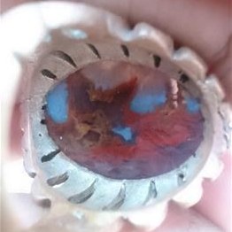 تصویر انگشتر شجر قدیمی14عیار 