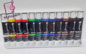 تصویر رنگ اکریلیک چیتا 