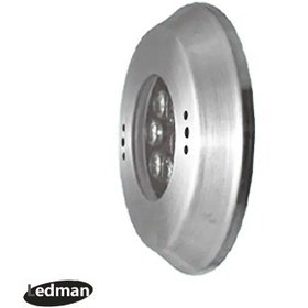 تصویر چراغ استخری روکار فلت استیل ضد اسید مدل فول کالر 36 وات لدمان 