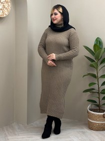 تصویر پیراهن بافت عسل کد : 6041 