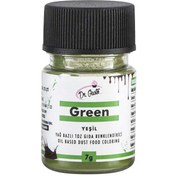 تصویر رنگ پودری محلول در روغن سبز دکتر گوستو – 7 گرم 