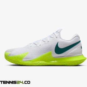 تصویر کفش تنیس مردانه نایک Nike Court Zoom Vapor Cage 4 RAFA HC Tennis Shoes- سفید/ زرد 