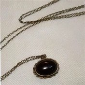 تصویر آویز سنگ گارنت هیسونایت اصل آفریقایی درشت 