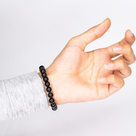 تصویر دستبند سنگ آبسیدین (dbabs001) 