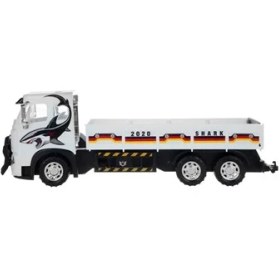 تصویر کامیون حمل بیل مکانیکی قدرتی درج 