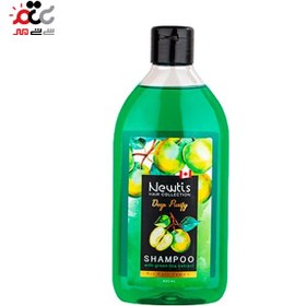 تصویر شامپوی موی سر سبز رنگ دیپ پیوریفای حجم 400 میل نیوتیس Newtis Deep Purify green hair shampoo volume 400 ml