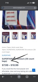 تصویر چسب پروتز مو هوپو سوپرتیپ اورجینال آمریکایی بسته ۳۶ عددی 