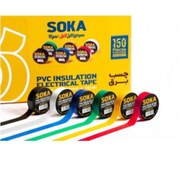 تصویر چسب برق سوکا soka pvc insulation electrical tape soka