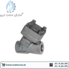 تصویر شیر صافی "11/4 اینچ کلاس 800 فولاد فورج رزوه ای SRRAINER VALVE 11/4" #800 WCB A105 NPT