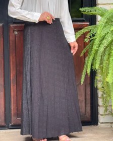 تصویر دامن پلیسه لمه 7026 