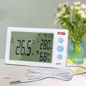 AABTools  UNI-T A12T Temperature Humidity Meter 10s, Dual Temp