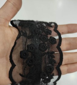 تصویر تل گیپوری پینترستی ترند - مشکی / خاخالی 