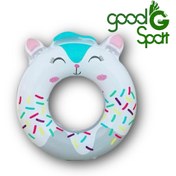 تصویر تیوپ شنا طرح گربه 70 سانت 