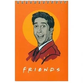 تصویر دفترچه يادداشت پالتويی همیشه مدل فرندز friends كد 303 راس گلر(Ross Geller) 