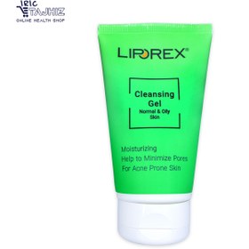 تصویر ژل شستشو صورت لیپورکس مدل حجم 150 میلی لیتر LIPOREX CLEANSING GEL