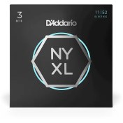 تصویر سیم گیتار الکتریک Daddario مدل NYXL1152 نیکل (سه سری سیم) اصل آمریکا 