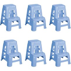 تصویر چهارپایه دو پله ناصر پلاستیک مدل 1617 