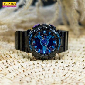 تصویر ساعت اسپرت G-Shock-Black-blue مدل110 HC 