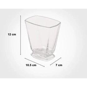 تصویر جاقاشقی شیشه ای لیمون کد 2435 